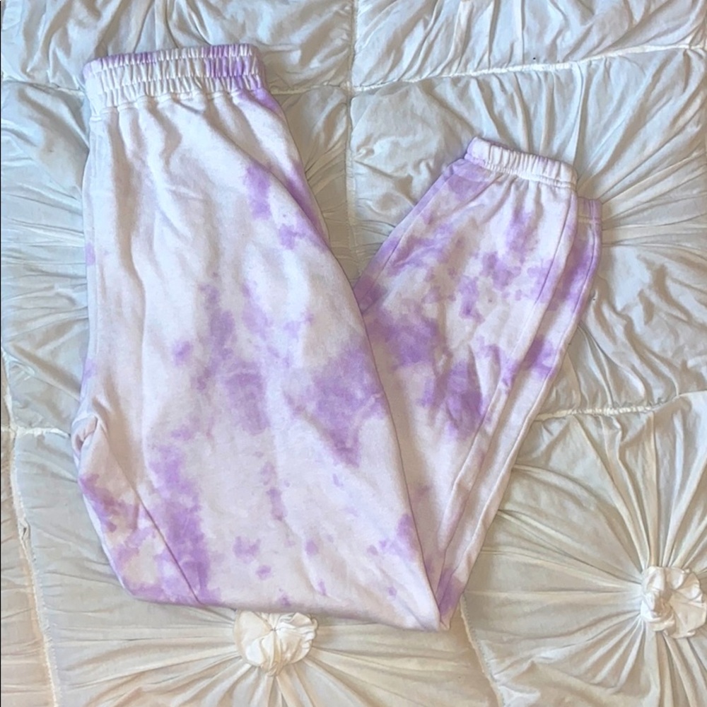 Violet Handmade Tie Dye Sweatpants